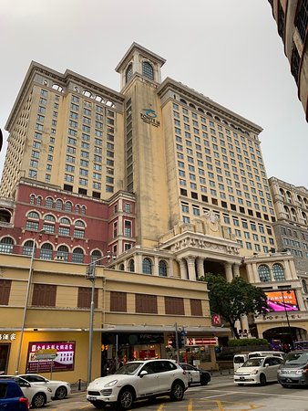 The exterior of Sofitel Macau hotel, a comfortable base for exploring the city