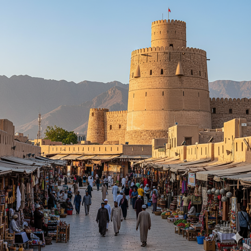 Iconic Nizwa Fort on Point Redemption from India