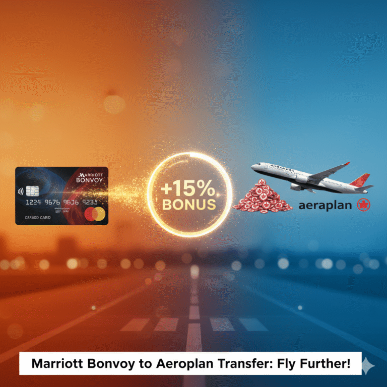 Marriott Bonvoy to Aeroplan Transfer Bonus: Get 15% More Points for Air Canada Flights!