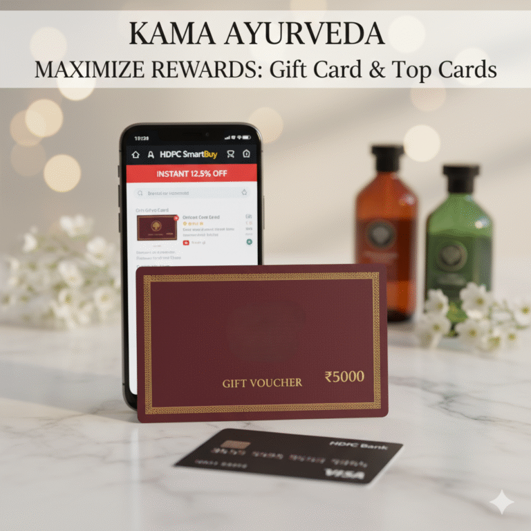 Kama Ayurveda Rewards Maximizer Gift Card Credit Card Strategy