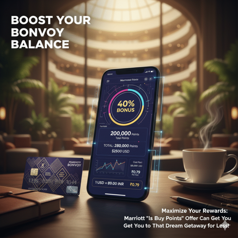 Boost Your Bonvoy Balance: Marriott Offers Up to 40% Bonus on Purchased Points!