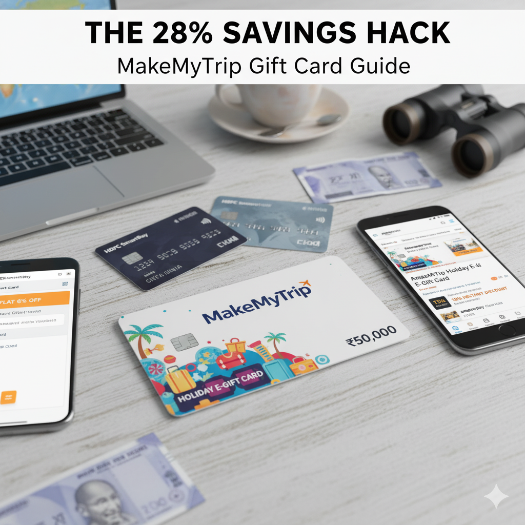 MakeMyTrip Gift Card Guide 28 Percent Savings Hack