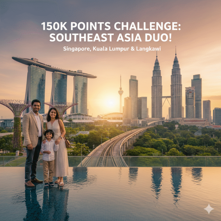 150k Points Challenge Singapore Kuala Lumpur Langkawi Family Trip