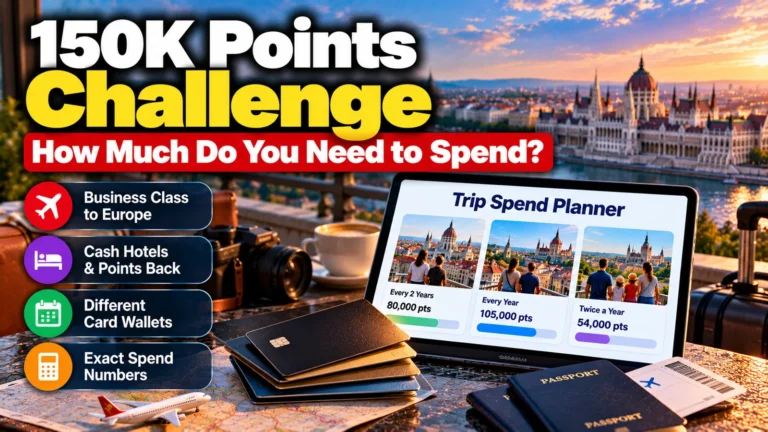 Trip Spend Planner: how much to spend on Indian credit cards for a points trip