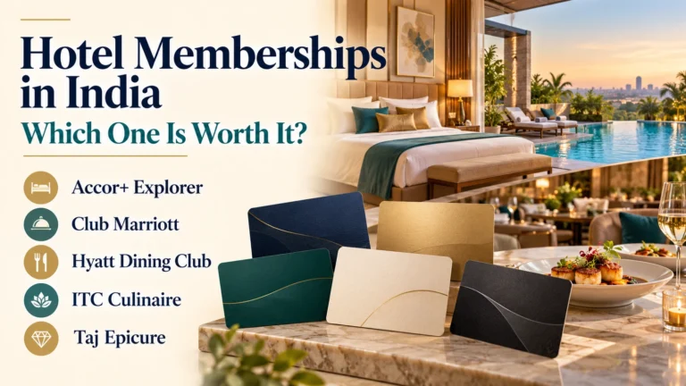 Paid hotel memberships in India compared: Accor+ Explorer, Club Marriott, Hyatt Dining Club, ITC Culinaire, Taj Epicure