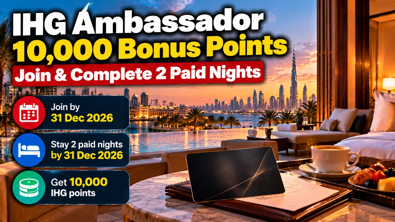 IHG InterContinental Ambassador offer: 10,000 bonus points for 2 nights