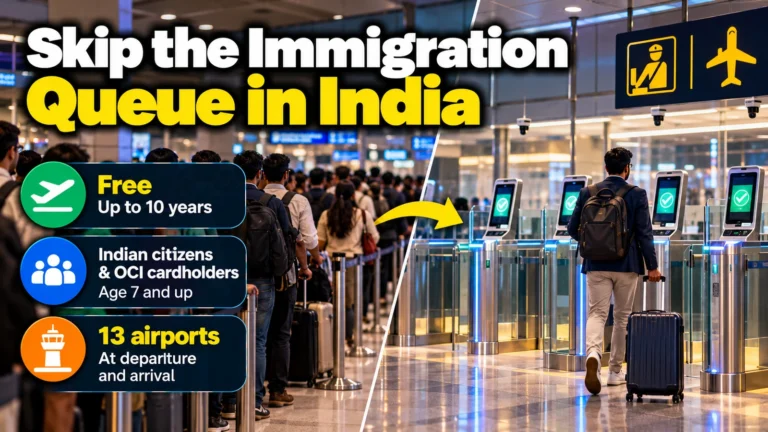 India's Fast Track Immigration Trusted Traveller Programme (FTI-TTP) e-gates