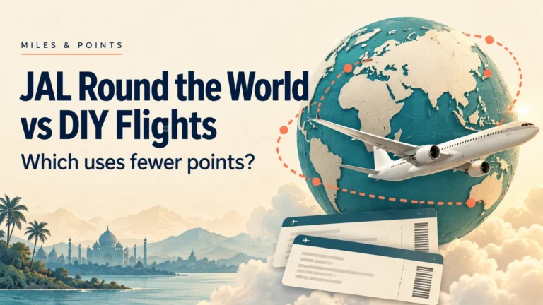 JAL round the world vs DIY flights: which uses fewer points