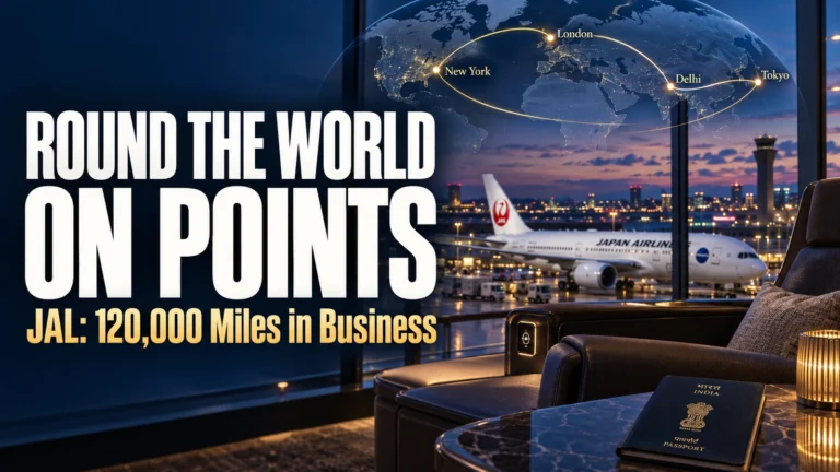 Round the world on points: JAL oneworld award for 120,000 miles in business from India